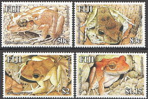 Фиджи, Лягушки, 2006, 4 марки